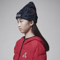 Nike Jordan Big детские 2-Piece Beanie набор цвет черный