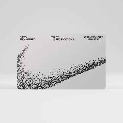 Nike Gift Card Mailed in a Mini Nike Shoebox колір білий