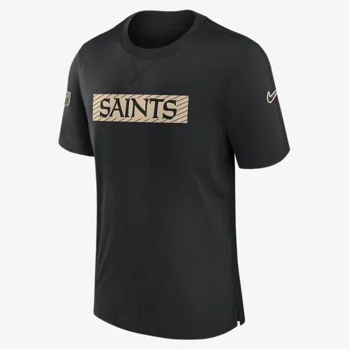 New Orleans Saints Sideline Player мужские Nike Dri-FIT NFL футболка цвет черный