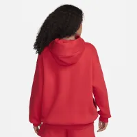 Nike Sportswear Phoenix Fleece жіноча оверсайз Pullover Толстовка з капюшоном колір червоний