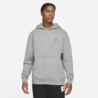 Nike Jordan Brooklyn Fleece чоловічі Pullover Толстовка з капюшоном колір сірий