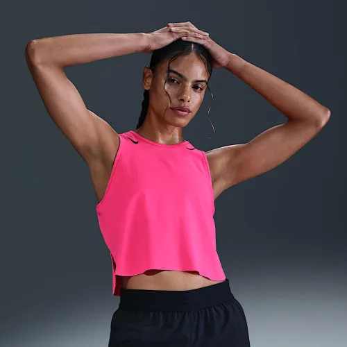 Nike AeroSwift женская Dri-FIT ADV Cropped Running Tank Top Pink