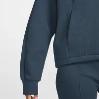 Nike Sportswear Tech Fleece женская оверсайз Толстовка с капюшоном синий