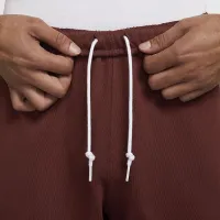 Nike Solo Swoosh чоловічі Fleece Pants колір коричневий