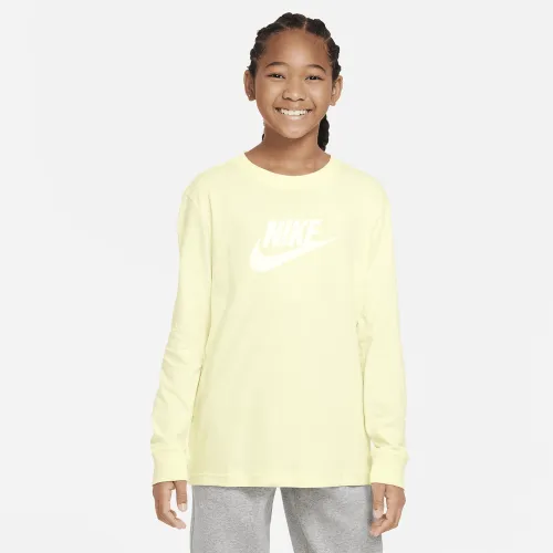 Nike Sportswear Big дитячі (Girls') Long-Sleeve футболка колір зелений