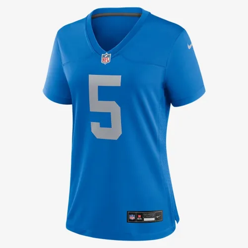 David Montgomery Detroit Lions женская Nike NFL Game Football Jersey синий