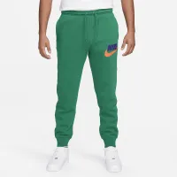 Nike Club Fleece мужские Fleece Joggers цвет зеленый