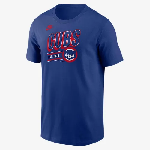Chicago Cubs Cooperstown Retro чоловічі Nike MLB футболка блакитний