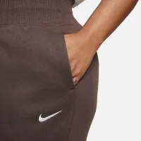 Nike Sportswear Phoenix Fleece женская С высокой Талией Joggers (большие размеры) цвет коричневый