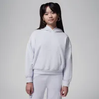 Nike Jordan Brooklyn Essentials Big дитячі Pullover Толстовка з капюшоном колір сірий