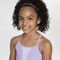 Nike Indy Big детские (Girls') Sports Bra цвет фиолетовый