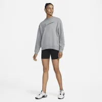 Nike Dri-FIT Get Fit жіноча з круглим вирізом світшот колір сірий