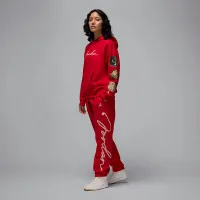Nike Jordan Brooklyn Fleece женская Graphic Pants цвет красный