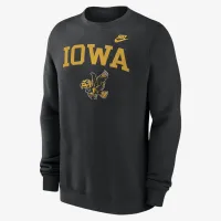 Iowa Hawkeyes Legacy Classic Arch Over Logo чоловічі Nike College Pullover Crew колір чорний