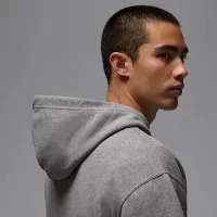Nike Jordan Essentials мужские Fleece Толстовка с капюшоном цвет серый