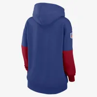 New York Giants Sideline Essential женская Nike NFL Pullover Толстовка с капюшоном синий