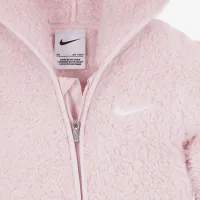Nike Hooded Sherpa Coverall Baby Coverall Pink