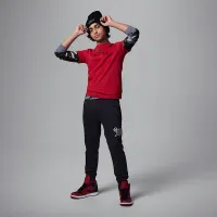 Nike Jordan Big детские Embroideцвет красный Logo футболка цвет красный