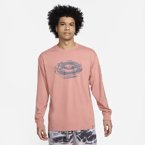 Nike ACG мужские Dri-FIT Long-Sleeve футболка Pink