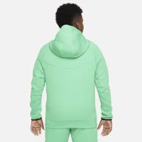 Nike Sportswear Tech Fleece Big детские (для мальчиков) Full-Zip Толстовка с капюшоном (Extended Size) цвет зеленый