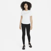Nike One Big дитячі (Girls') Dri-FIT Short-Sleeve тренувальні Top колір білий