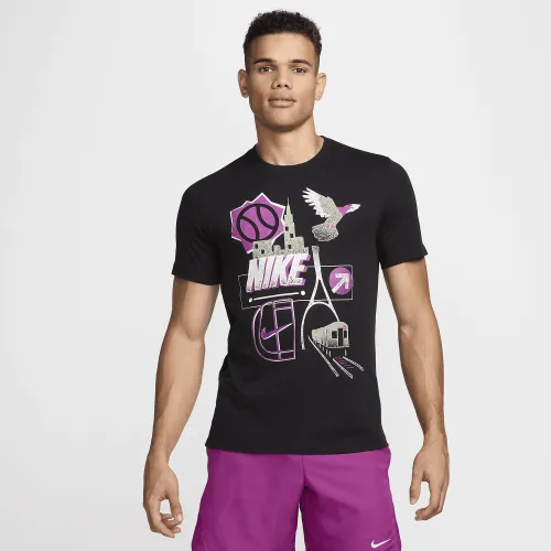 NikeCourt чоловічі Dri-FIT Tennis футболка колір чорний