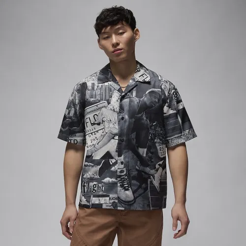 Nike Jordan Essentials чоловічі Printed Camp Top колір білий