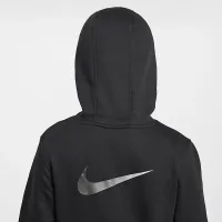 Nike CR7 Club Fleece Big детские Soccer Толстовка с капюшоном цвет черный
