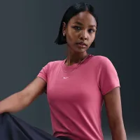 Nike Sportswear Chill Knit жіноча футболка колір фіолетовий