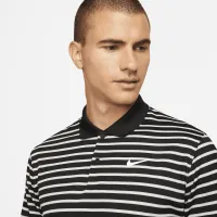 Nike Dri-FIT Victory мужские Striped для гольфа Polo цвет черный