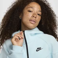 Nike Sportswear Tech Fleece Windrunner женская Full-Zip Толстовка с капюшоном синий