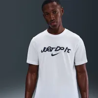 Nike мужские Dri-FIT тренировочные футболка цвет белый