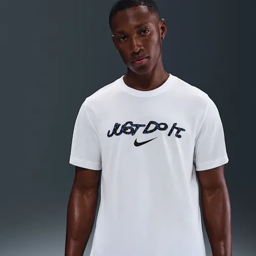 Nike мужские Dri-FIT тренировочные футболка цвет белый