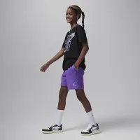Nike Air Jordan 1 Retro Low Big детские Кроссовки цвет черный