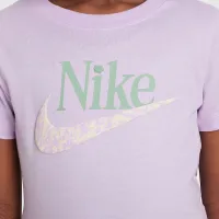 Nike Little дитячі Wildflower Futura футболка Pink