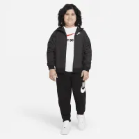Nike Sportswear Windrunner Big дитячі (для хлопчиків) Loose Hip-Length Hooded Куртка (Extended Size) колір чорний