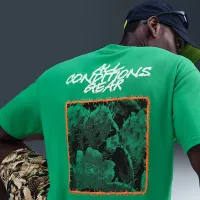 Nike ACG мужские футболка цвет зеленый
