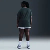 Nike Sportswear Essential женская футболка (большие размеры) цвет зеленый