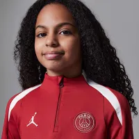 Nike Paris Saint-Germain Strike Fourth Big дитячі Jordan Soccer Knit Drill Top колір червоний