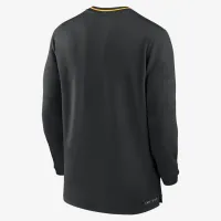 USC Trojans Sideline Coach чоловічі Nike Dri-FIT College 1/2-Zip Long-Sleeve Top колір чорний