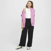 Nike Sportswear Club Fleece Big детские оверсайз Full-Zip Толстовка с капюшоном Pink