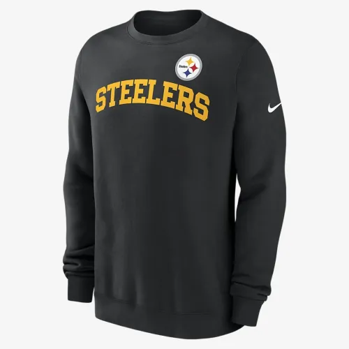 Pittsburgh Steelers Club чоловічі Nike NFL Pullover Crew колір чорний