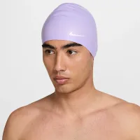 Nike Solid Силиконовый Swim Cap цвет фиолетовый
