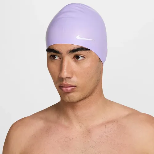 Nike Solid Силіконовий Swim Cap колір фіолетовий