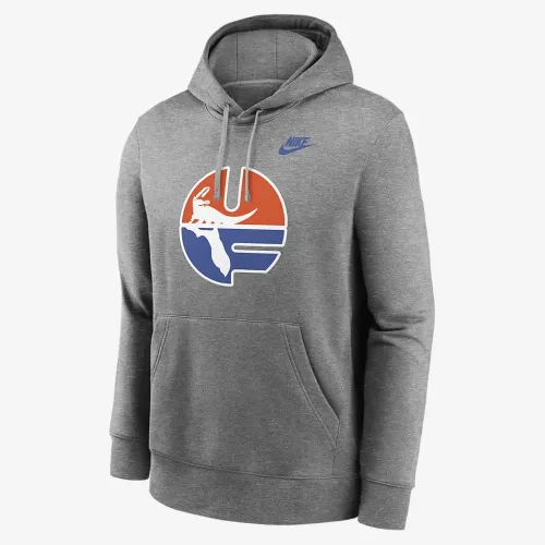 Florida Gators Legacy Club Primary Logo чоловічі Nike College Pullover Толстовка з капюшоном колір сірий
