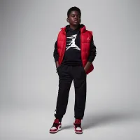 Nike Jordan MJ Flight MVP Big детские Fleece Pullover Толстовка с капюшоном цвет черный