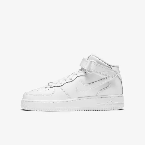 Nike Air Force 1 Mid LE Big детские Кроссовки цвет белый