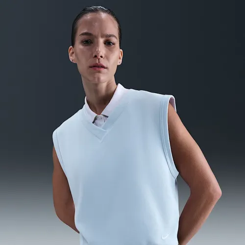 Nike женская V-Neck для гольфа Vest синий