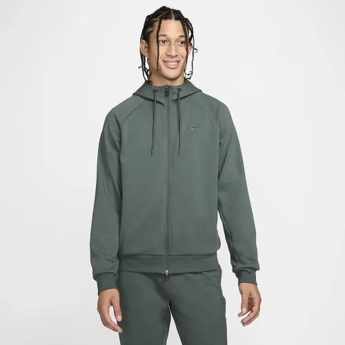 Nike Primary Fleece чоловічі Dri-FIT UV Full-Zip Performance Толстовка з капюшоном колір зелений