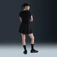 NikeCourt Ace Advantage жіноча Dri-FIT Tennis спідниця колір чорний